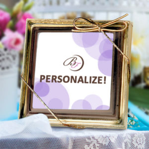Square Chocolate Party Favor