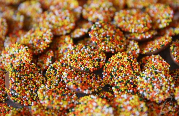 A close up of some cookies with sprinkles