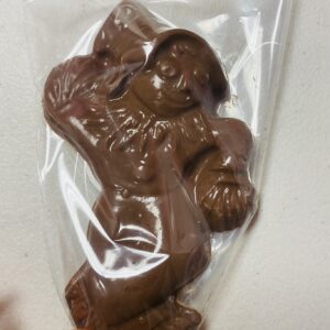 Homemade Chocolate Molded Scarecrow