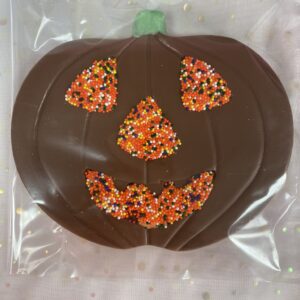 Large Homemade Chocolate Molded Pumpkin