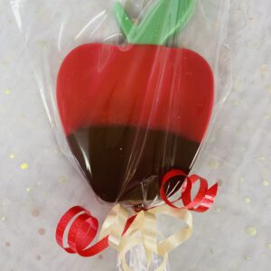 Homemade Chocolate Molded Apple